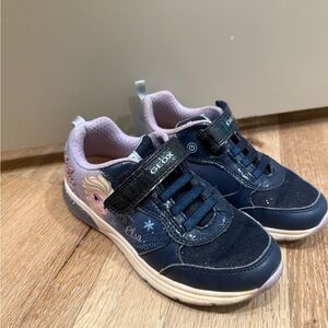 Geox Kids' Navy and Purple Elsa Sneakers